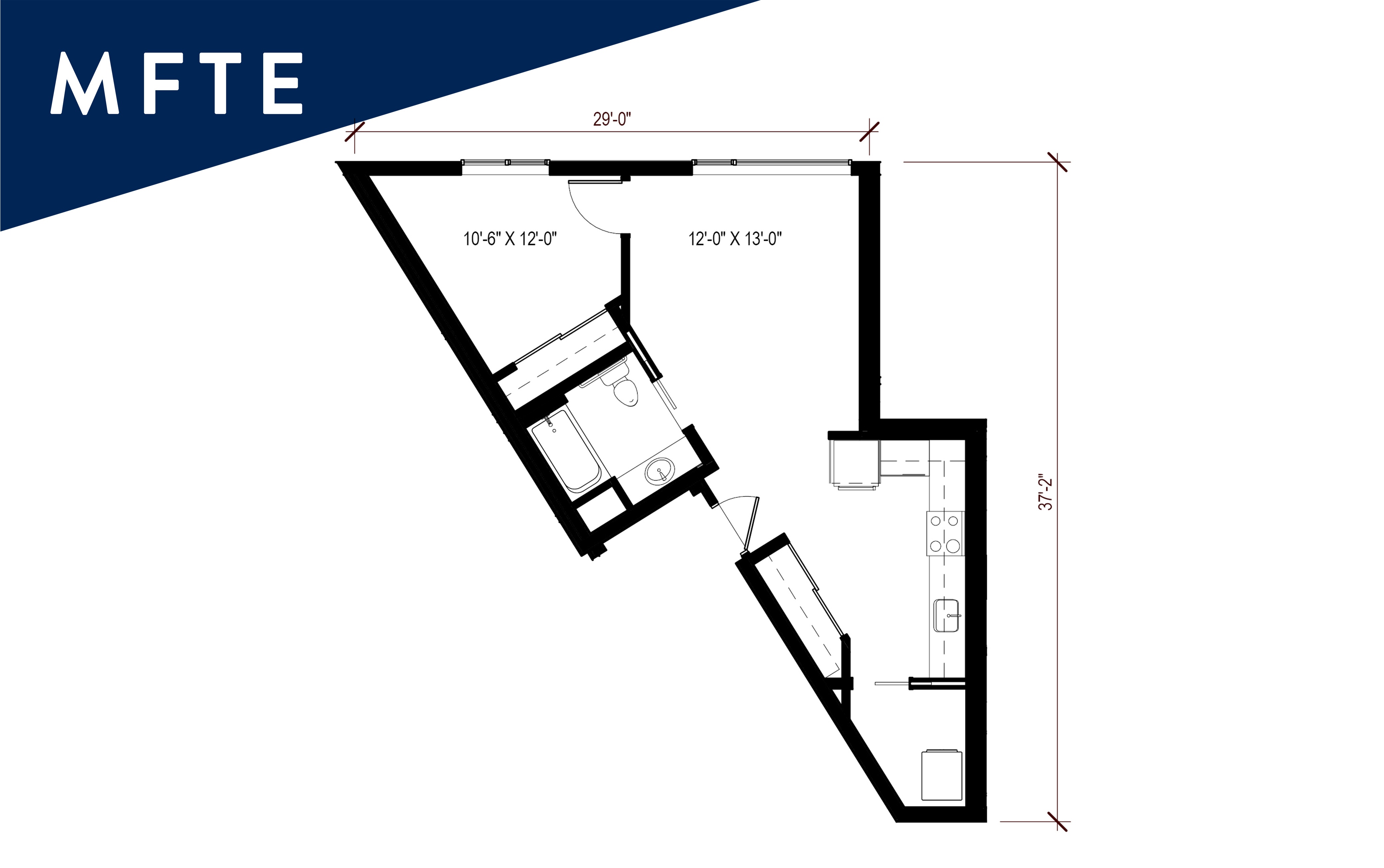 MFTE 1 Bedroom - A46 - Affordable